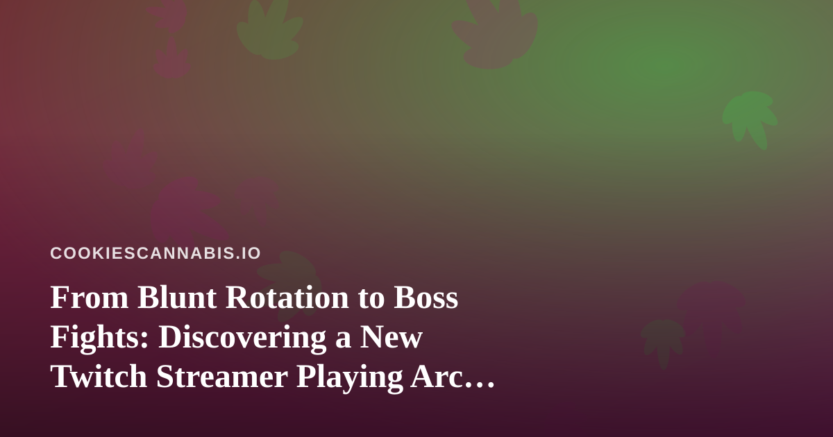 From Blunt Rotation to Boss Fights: Discovering a New Twitch Streamer Playing Arc Raiders and Wardogs