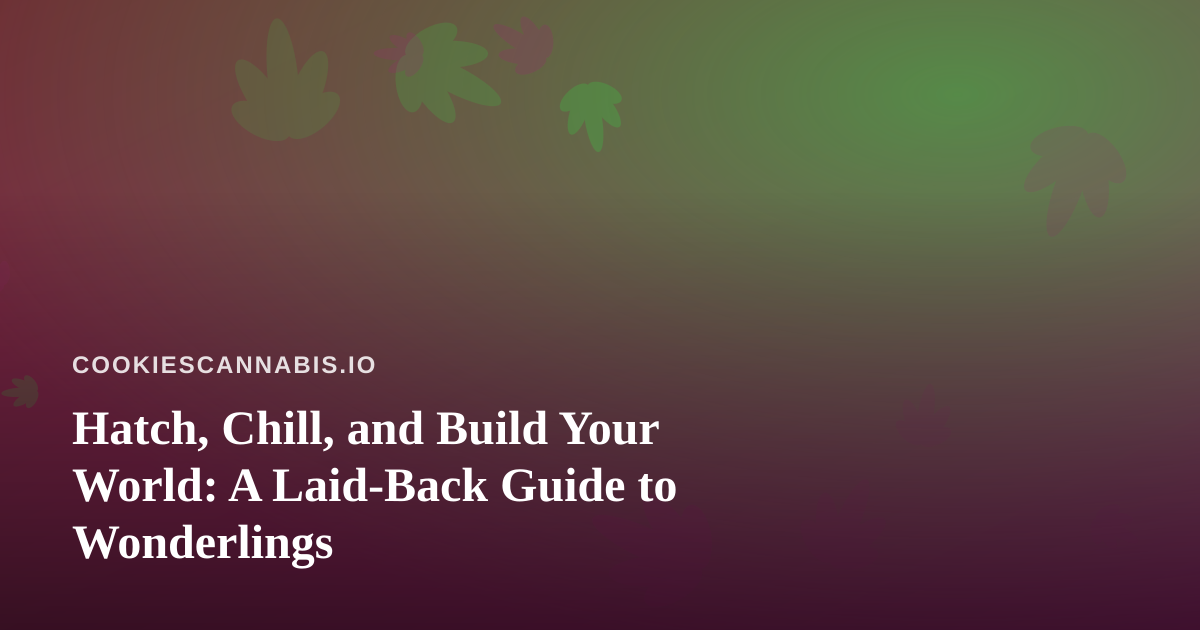 Hatch, Chill, and Build Your World: A Laid-Back Guide to Wonderlings